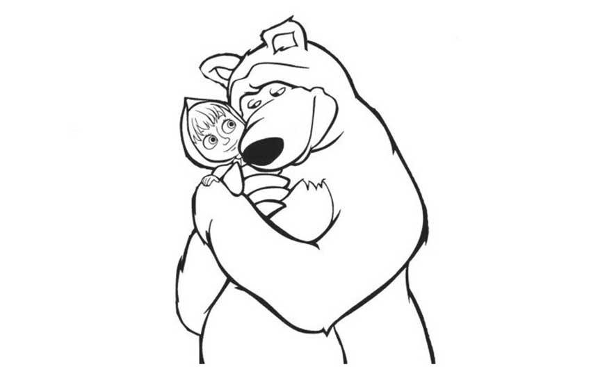 Niedźwiedź brunatny kolorowanki